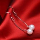 Freshwater Pearl Dangle Earring 1 Pair - 10m - Faux Pearl - One Size