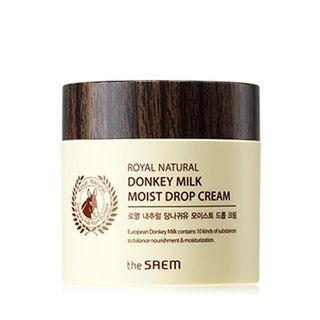 The Saem - Royal Natural Donkey Milk Moist Drop Cream 80ml