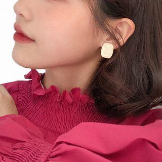 Alloy Curved Rectangle Earring