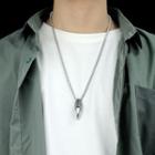 Fang Pendant Stainless Steel Necklace