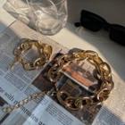Chunky Chain Alloy Bracelet / Choker