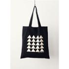 Triangle Print Shopper Bag