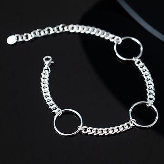 Sterling Silver Hoop Bracelet 1 Pc - Silver - One Size