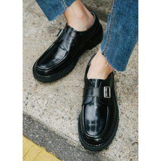 Buckled-strap Loafers