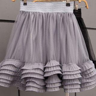 Ruffle Mini Skirt