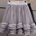Ruffle Mini Skirt