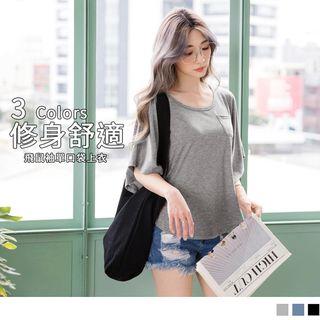 Flutter Sleeve Pocket Top