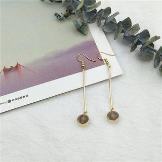 Gemstone Pendant Earring