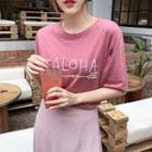 Aloha Printed Loose-fit T-shirt