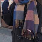 Tassel Check Scarf As Shown In Figure - One Size