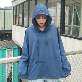 Boxy Hoodie Blue - One Size