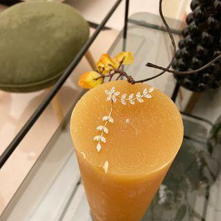 Rhinestone Leaf Cuff Earring 1 Pair - Gold - One Size