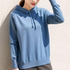 Hooded Sweater Blue - M