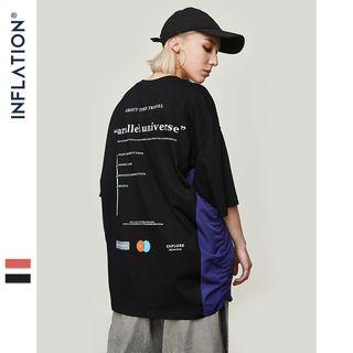 Couple Patchwork Loose-fit T-shirt