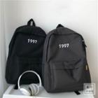 Number Embroidered Lightweight Backpack