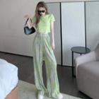 Short-sleeve T-shirt / Tie Dye Pants