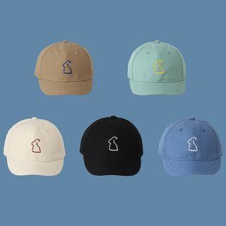Embroidered Rabbit Baseball Cap