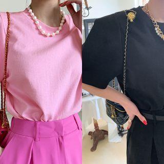 Short-sleeve Sharp-shoulder T-shirt