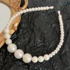 Faux Pearl Headband Pearl White - One Size