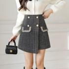 Tweed Min A-line Skirt