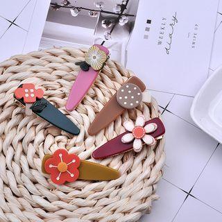 Matte Flower Hair Clip (various Designs)