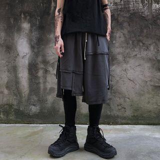 Asymmetric Cargo Shorts