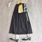 Back Lace-up Plain Jumper Dress Black - One Size