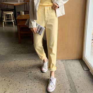 Pastel Straight-cut Pants