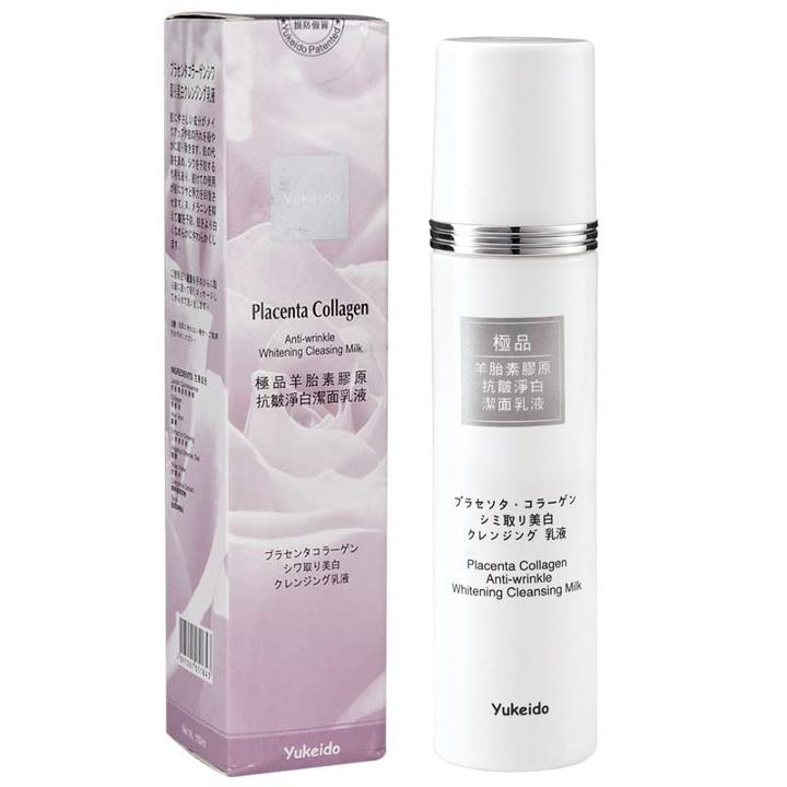 Yukeido - Placenta Collagen Anti-wrinkle Whitening Cleansing Milk 150g
