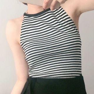 Sleeveless Cross Back Top