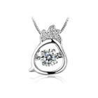 925 Sterling Silver Zodiac Chicken Pendant With Necklace
