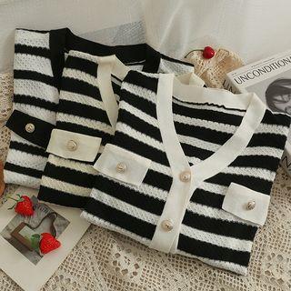 Striped Loose Cardigan