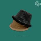 Fleece-lined Patent Bucket Hat