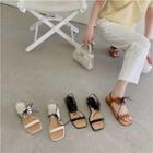 Low-heel Lace-up Sandals