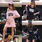 Lettering Tie-back Lettering Tunic