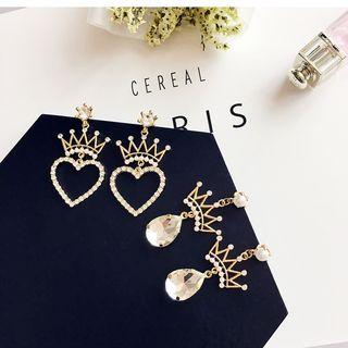Wedding Crown Earring
