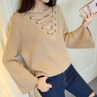 Crisscross Front Sweater