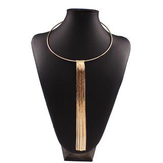 Fringed Drop Choker