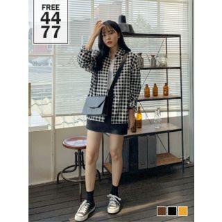 Boxy-fit Gingham Shirt