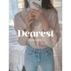 Mock-neck Floral Print Top One Size