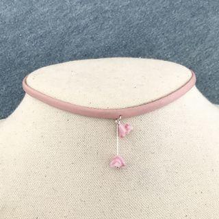 Flower Dangle Earring Choker As Shown In Figure - One Size