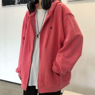 Long-sleeve Printed Hoodie Jacket