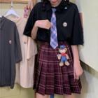 Loose-fit Short Sleeve Polo Shirt