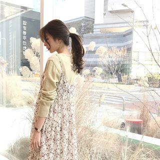 Sleeveless Floral Long Chiffon Dress