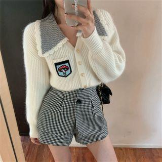 Cardigan / Houndstooth Shorts