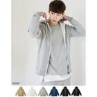 Colored Zip-up Hoodie T-shirt
