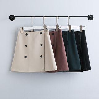Double-breasted Skirt