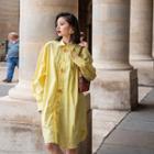 Oversize Long-sleeve Shirtdress