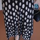 Floral Knit Long Pleat Skirt
