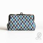 Patterned Pouch Blue & White - One Size